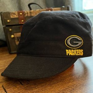Green Bay Packers womens black cadet hat